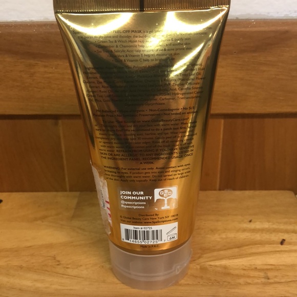 Spa brand gold mask peel off 5 ounce. Revitalize soften and hydrate your skin - Picture 2 of 5